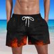 thumbnail image 1 of Puntoco Pantalones Cortos Con Estampado Hawaiano Para Hombre, Pantalones Cortos Con Bolsillo Y Cordón, Color Xl, 1 of 5