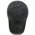 thumbnail image 3 of LUOGENLI Hats Mens Hats Fashion Fedora Wide Brim Unisex Vintage Ponytail Baseball High Messy Bun Hat Adjustable Trucker Cap Hat Mens Hats Fitted Ny Hats for Men Country Camo Black One Size, 3 of 7