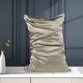thumbnail image 3 of Unique Bargains 1-Pack 19 Momme Natural Silk Pillowcase, Travel, Taupe, 3 of 8