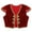 Red, variant on JanJean Kids Boys Arabian Prince Costume Cap Sleeve Fairytale Waistcoat Street Vest Top for Halloween Red 4