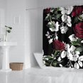 thumbnail image 3 of Waterproof Pioneer Shower Curtain 84x72 Inch Polyester Unique Colorful Floral Shower Curtain for Bathroom Hotel Home Decor with 12 Plastic Hooks, 3 of 5