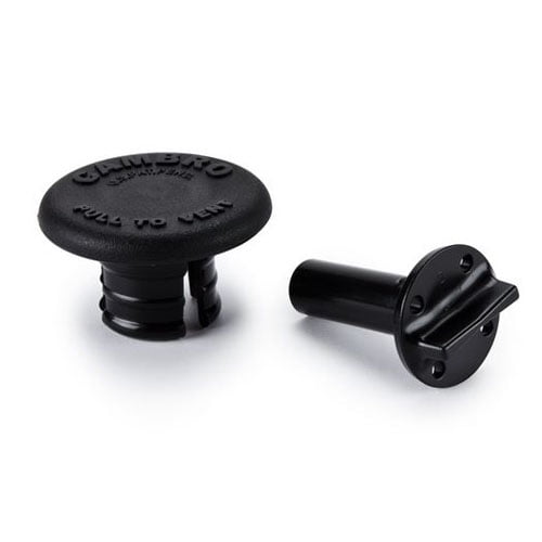 Cambro - H07001 - Black 2-Piece Pop Up Vent Cap