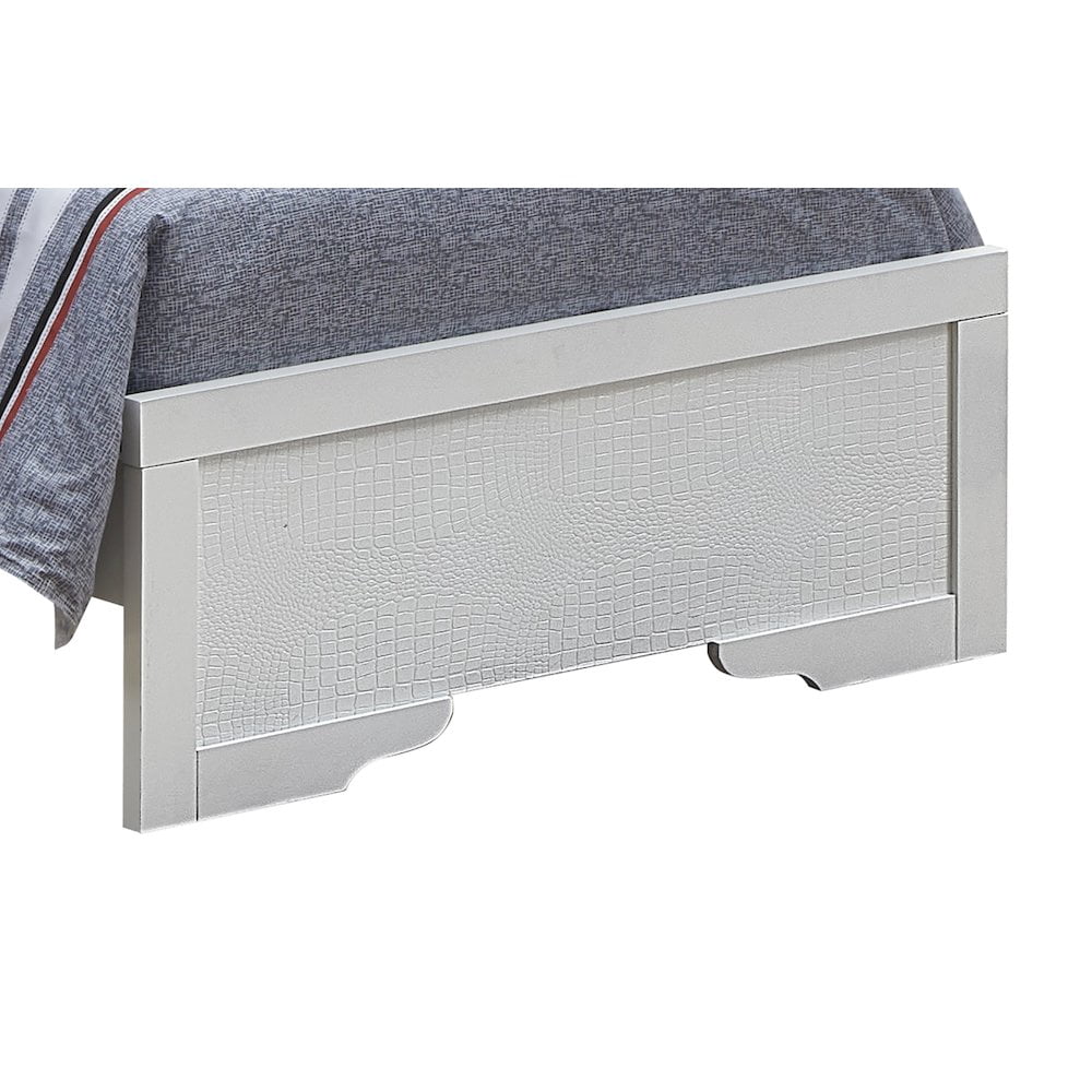 Glory Furniture Lorana Twin Bed in White Color