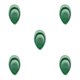 thumbnail image 3 of Ounissouiy Soporte de esponja con ventosa autodrenante Verde Tipo 2, 3 of 6