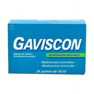 Gaviscon Liquid Mint Flavour Sugar Free 24 Sachets of 10 ml Travel Size