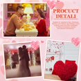 thumbnail image 4 of 2 Pièces 10ft 20 LEDs Batterie Valentines Lumières Rouge en Forme de Coeur String Lights Valentine Fée String Lights pour Saint Valentin Fête des Mères Fête des Enfants Chambre Anniversaire de Mariage, 4 of 7