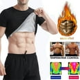 thumbnail image 4 of POP CLOSETS Sauna Sweat Suit Men Weight Loss Shapewear Heat Trapping Sweat T-Shirt Compression Vest, 4 of 7