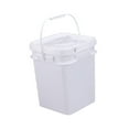thumbnail image 3 of Cubo cuadrado para almacenamiento de alimentos, práctico, resistente, portátil, versátil con asa, cubo de pintura para pintura del hogar y la cocina 13L, 3 of 8