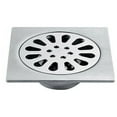 thumbnail image 1 of Stainless Steel Square Shower Floor Drain, Removable Cover, Kitchen Bathroom, 1 of 7