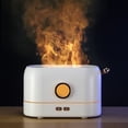 thumbnail image 3 of Gustave 200ml Flame Light Essential Oil Diffusers Quiet Cool Mist Air Humidifier USB Aromatherapy Diffuser Waterless Auto-Off for Home Office Bedroom Yoga "White", 3 of 9