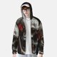 thumbnail image 2 of Balery Realistic Rose Skull Sudadera ligera de manga larga con capucha y protección solar UPF 50+ para hombre y mujer, ideal para pesca y running-3X-Large, 2 of 7