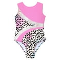 thumbnail image 3 of Alvivi Kids Girls Sparkly Sleeveless Gymnastics Leotard Tumbling Dance Bodysuit Shirt Colorful 8, 3 of 5