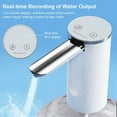 thumbnail image 4 of Electric Water Gallon Pump Foldable Automatic Dispenser Rechargeable Desktop Smart Drinking, 4 of 9