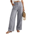thumbnail image 6 of KPOPLK High Waisted Work Pants for Women Business Casual Outfits Office Dress Pants Trousers with Pockets(Grey,L), 6 of 9