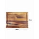thumbnail image 5 of Platos De Madera xtellar color cafe Tabla Para Picar De Madera De Teca 25x35 Cm, 5 of 5