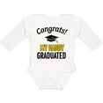 thumbnail image 3 of Inktastic Congrats My Daddy Graduated with Cap Boys or Girls Long Sleeve Baby Bodysuit, 3 of 5