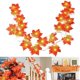 thumbnail image 1 of Decoración de otoño, 20 hojas artificiales Led, Hojas de arce, guirnalda que cae, decoración de luces, Halloween, Navidad, 1 of 5