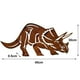 thumbnail image 3 of Dinosaurio Para Decoración, Estaca De Animales De Acero Inoxidable Para Decoración De Jardín, Patio O Balcón Speravity HA045089-03, 3 of 6