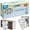 100 Pack - Vibrant, variant on 100 Pack Graded Trading Card Shipping Protector by Hobby Armor, 4" x 6" with Rounded Corners, Vibrant Multi-Color Card Protector to Guard Cards From Dings, Premium Cardboard Slab Shipping Supplies
