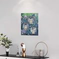 thumbnail image 2 of Farmhouse Bathroom Decor Wall Art Rustic Blue Butterfly Firefly Bottle Flower Pictures Wall Decor Faith Hope Love Sign Canvas Painting Prints Artwork Decorations Framed for Kitchen Bedroom 12"x16", 2 of 6