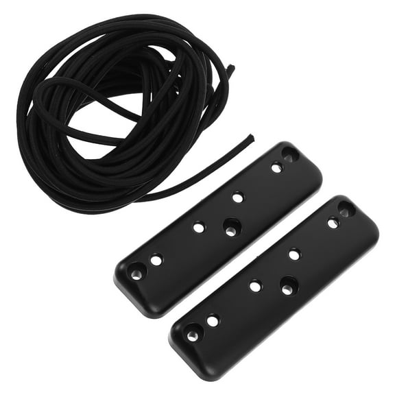 Homoyoyo Elastic Rv Cabinet Rope for Lawn Black ABS Rv Interior Accessories 1Set