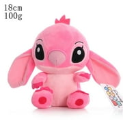 Anime Lilo & Stitch Couple Models Cartoon Stuffed Plush Dolls Anime Plush Baby Toys Pendant Toys Kawaii Kids Birthday Gift 2