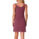 thumbnail image 3 of INSPIRE CHIC Vestido de dormir sin mangas para mujeres, camiseta de noche de punto acanalado, camisón, batas de noche, XS Burdeos, 3 of 6