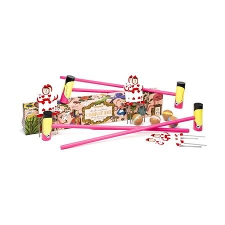 Professor Puzzle Queen of Hearts 2-4 Player Croquet Set - Number of Players: 2-4