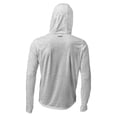 thumbnail image 3 of SCALES Men's Banaza Hooded Long Sleeve Performance Shirt White, Grey, XLarge Hoodie, 3 of 6