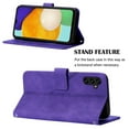 thumbnail image 6 of SaniMore for Samsung Galaxy A13 5G PU Leather Case, Magnetic Closure Flip Wallet Cover Built-in Card Slot & Multi-View Kickstand Detachable Shoulder Strap Full Body Protective Shell, Purple, 6 of 9