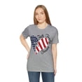thumbnail image 4 of Women's Red White Blue July 4th T-Shirt: Faith, Family, Freedom, 4 of 11