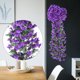 thumbnail image 3 of Flor artificial de plástico Zhivalor Planta colgante de vid decoración de boda jardín hogar Púrpura oscuro, 3 of 8