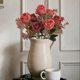thumbnail image 4 of Ramo de rosas y peonías artificiales de seda | Decoración para bodas, fiestas y el hogar | Arreglo floral de mano para centro de mesa, 4 of 6