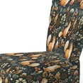 thumbnail image 4 of Designart "Squirrel Frolic I" Orange Animal Print Upholstered Accent Chair - Farmhouse Arm Chair For Living Room, 4 of 7