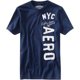 thumbnail image 1 of Aeropostale Nyc Graphic playera para hombre, azul, XS, 1 of 1