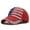 Wine, variant on Uaswgudfs Studded US Flag Stripes Baseball Cap - Patriotic Independence Day & 4th of July Celebration Hats Navy