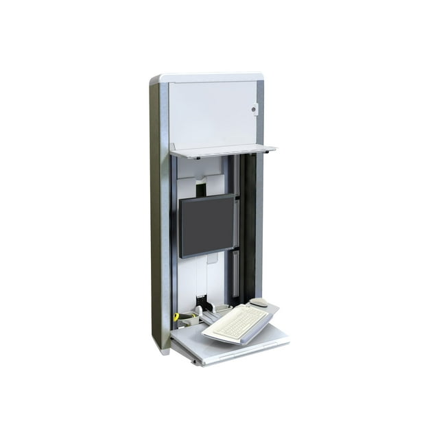 Ergotron StyleView VL - Système de Boîtier PC - Montable au Mur - 22 Pouces - Blanc