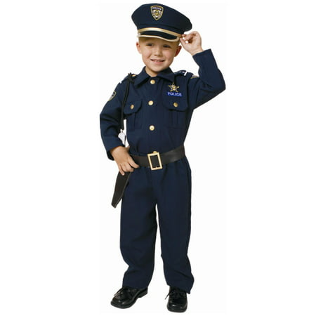 Toddler Deluxe Police Officer Costume