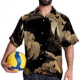 thumbnail image 4 of Bats Men's Short Sleeve Shirts, Casual Hawaiian Print Button Down Summer Beach Top Unisex, 4 of 6
