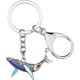 thumbnail image 1 of Llavero de aleación de esmalte con forma de ballena, ideal para mujeres y niñas, ideal como accesorio para bolsos o carteras., 1 of 5