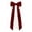 A1#Wine, variant on Christmas Velvet Bow Ornaments, 10.23X5.11X0.98" Hanging Xmas Tree Decoration with Pearl Chain, Pearl Tassel Ribbon Pendant, Holiday Wreath Decor, Farmhouse Home Accents, Winter Decor for Mantel