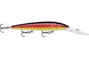 Rapala Husky Jerk 10 Fishing Lure - Redfire Crawdad Color, Suspending Minnow Bait