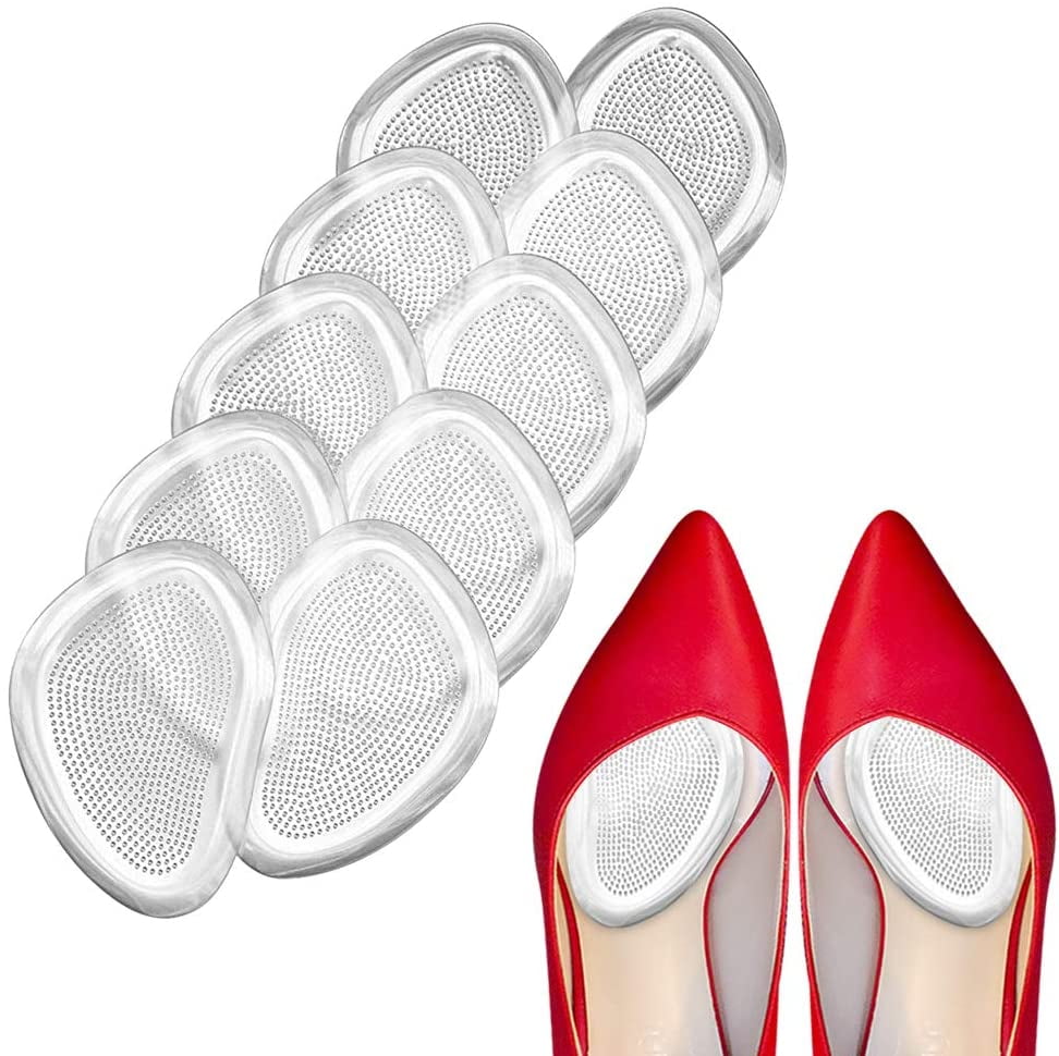 Metatarsal Pads Ball of Foot Cushions,10 Pieces Premium Forefoot Pad Soft Gel Inserts,Reduce Foot Pain and Provide Support