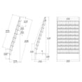 thumbnail image 2 of FixtureDisplays® Literature Rack Brochure Holder Leaflet Coupon Stand Greeting Card Rack 9 tier 45 facing Travel Information Kiosk Easy Assembly Video in Description 1453 Black, 2 of 12