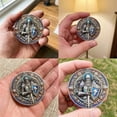 thumbnail image 5 of Knight Shield Sword Collectible Coin, Metal Vintage Medallion, Decorative Keepsake for Hobby Collection, Cabinet Display and Holiday Gift Preparation, 5 of 5