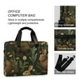 thumbnail image 4 of FORMRS 16" Laptop Sleeve Bag Carrying Case with Handle Travel Shoulder Briefcase, Brown Floral Rabbits Pattern, 4 of 8