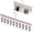 Light Pink, variant on CozeLy Stainless Steel Sock Drying Rack with Clips Multi Clip Clothes Hanger Windproof Hanging Organizer for Socks Underwear Gloves and Small Garments