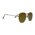 thumbnail image 3 of Classic Hexagon Mirror Surf Sunglasses (Rose Gold), 3 of 6