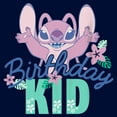 thumbnail image 2 of Boy's Lilo & Stitch Angel Birthday Kid Graphic Tee Navy Blue Small, 2 of 4