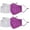 Pink, variant on Kensie 2 Re-Usable/Washable Fashion Adult Masks with 4 Replacement Filters